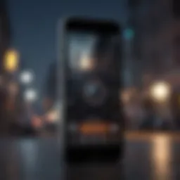 Showcasing the widget editing interface on iPhone