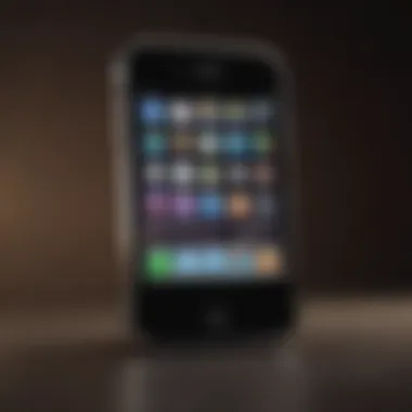 First Generation iPhone Design First generation iPhone showcasing its revolutionary design