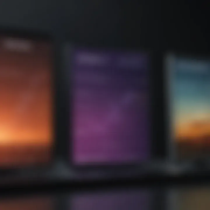 Comparison chart of Mac models and processing speeds