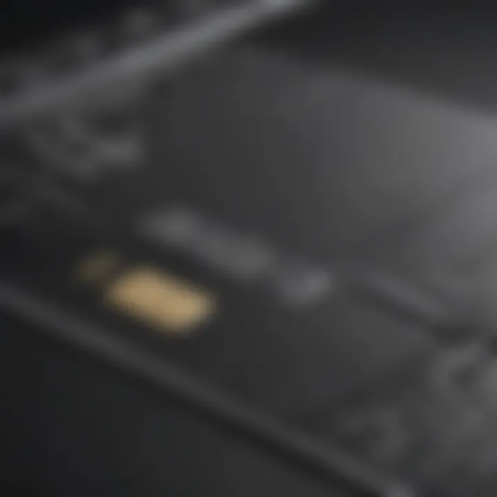 Close-up of Apple Card with detailed cost breakdown