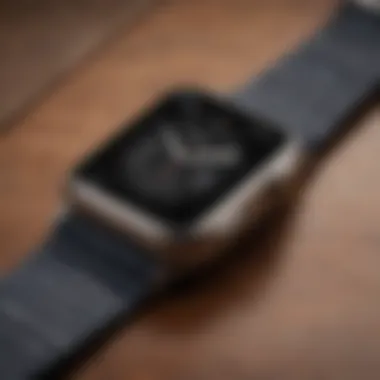 Step-by-step guide infographic for changing Apple Watch bands