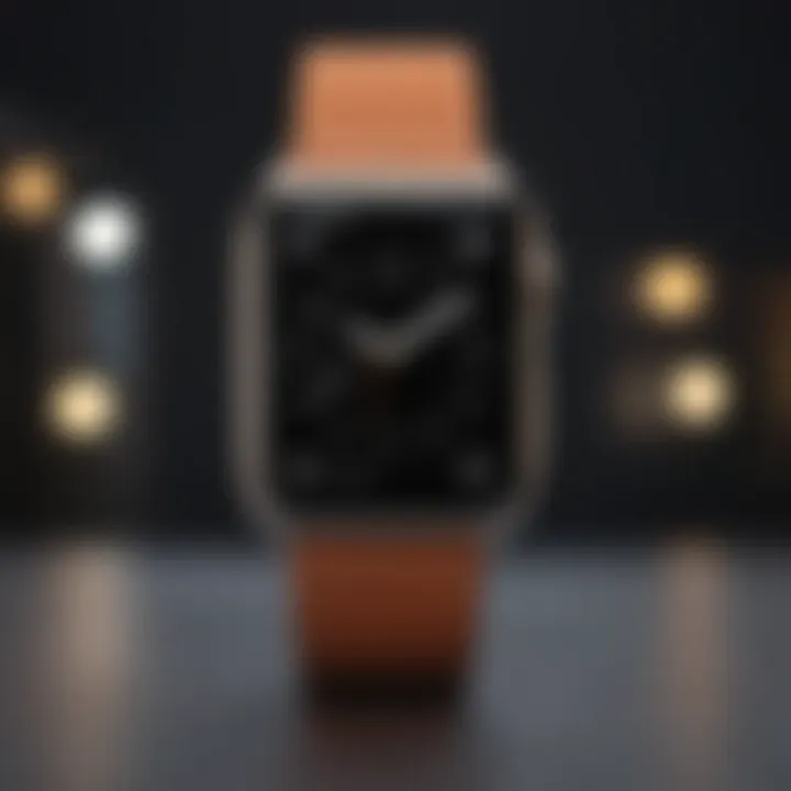 Modern and sleek Apple Watch design