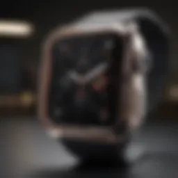 Sleek and modern Apple Watch protective case showcasing durable materials