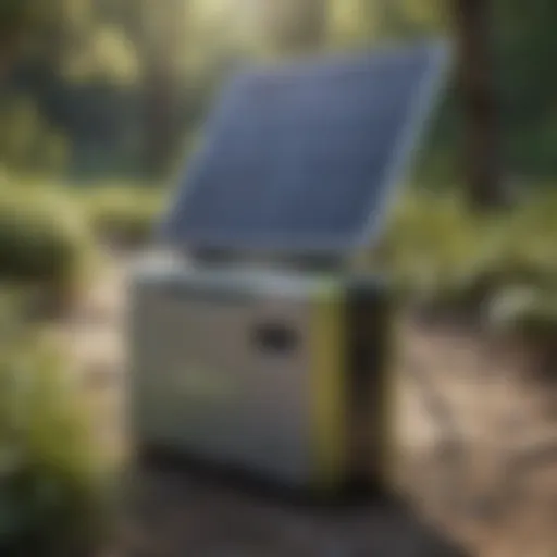 Portable Power Station with Solar Panel