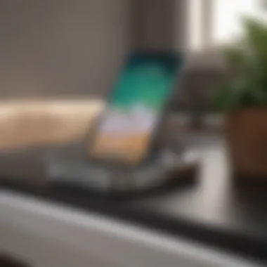 Enhanced User Experience with Charging Hub User enjoying the convenience of a charging hub