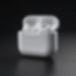 Sleek design of Apple AirPods Pro showcasing modern aesthetics