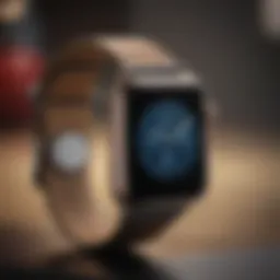 Sleek design of Apple Smart Watch with vibrant display