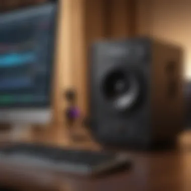 Cutting-edge technology features of a Mac desktop tailored to enhance music creation and productivity