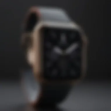 Elegant Apple Watch with custom watch face