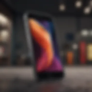 Sleek Design of iPhone SE in Contemporary Environment Elegant iPhone SE design in modern setting