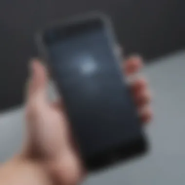 The Elegant Aesthetics of iPhone Plus Showcasing the sleek design of the latest iPhone Plus model