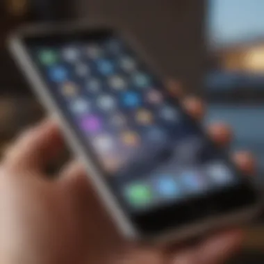 Innovative Features of the iPhone Plus Illustration highlighting key features of the iPhone Plus