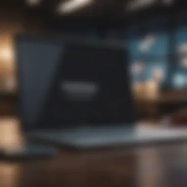 Sleek Mac laptop with discount tag