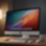 An elegant display of the Apple iMac highlighting its sleek design and advanced features