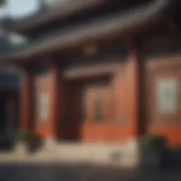A captivating scene from a critically acclaimed Chinese film showcasing traditional architecture.
