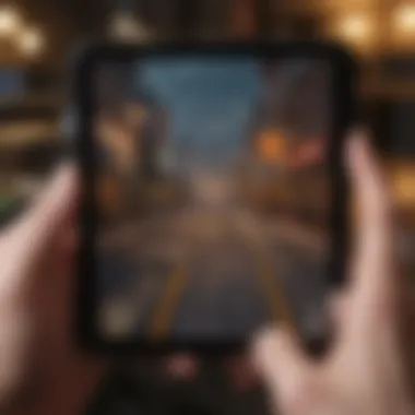 Gameplay Mechanics: Navigating with Touch Controls Gameplay footage emphasizing touch controls