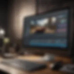 Final Cut Pro X interface showcasing editing tools