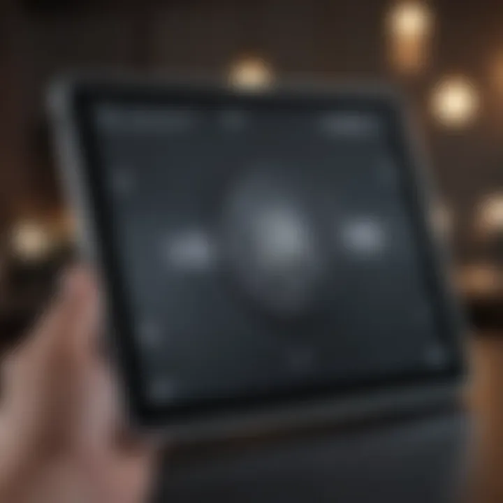 Close-up of iPad specifications