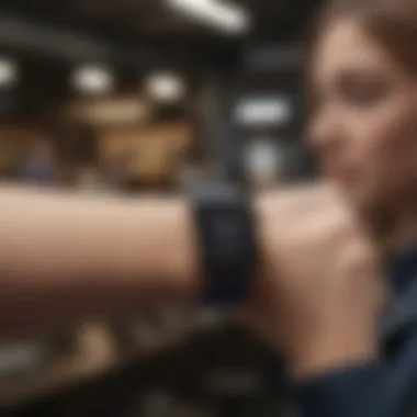 Showcasing lifestyle integration through the use of iPhone and Apple Watch