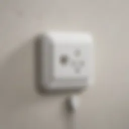 A Kasa smart plug integrated with Apple HomeKit interface
