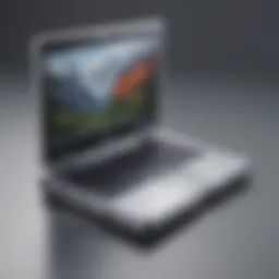Showcasing the sleek design of the Apple PowerBook Pro