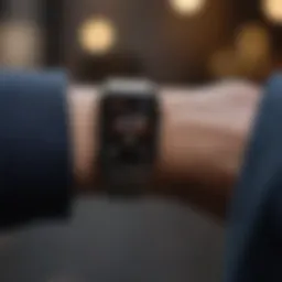 A collection of various Apple Watch models displayed elegantly