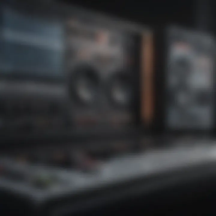 High-performance Mac desktop with advanced processing capabilities for seamless music production workflow