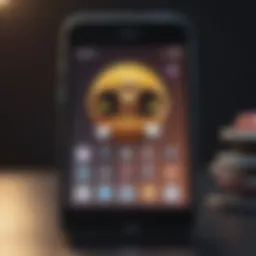 Customizable widget icons on an iPhone screen