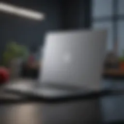 Sleek design of the latest Apple MacBook Pro showcasing performance features