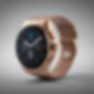 Sleek and Modern Round Apple Watch Design