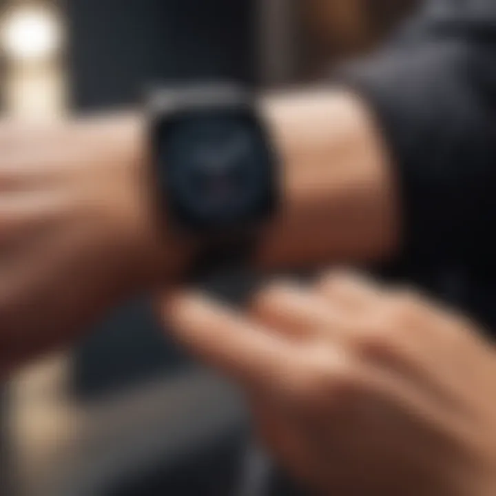 Smartwatch with key tracking feature