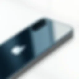 The iPhone S showcasing its sleek design