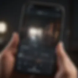 Illustration showing iPhone volume settings
