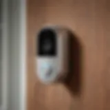 Modern and sleek design of the Arlo Doorbell