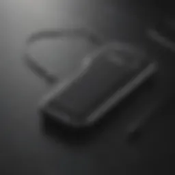 Elegant Mophie iPhone charger case showcasing its sleek design