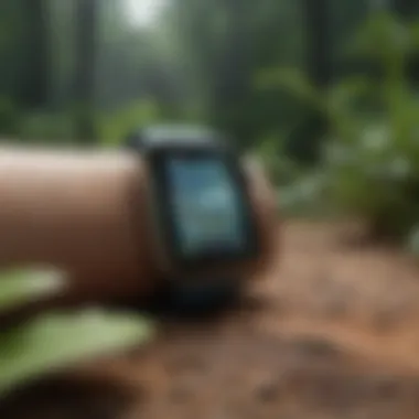 Nature-inspired iWatch background