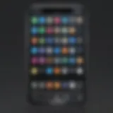 iPhone home screen showcasing app icons