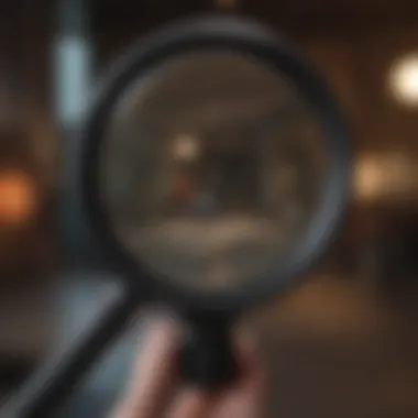 Utilizing the Search Function on iPhone magnifying glass icon representing search function