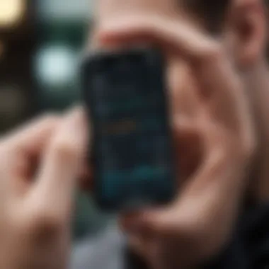 Oura Ring paired with a smartphone app showing activity data