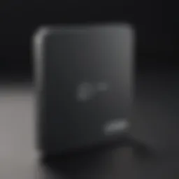 Sleek design of the OWC Aura Pro X SSD showcasing its compact form factor