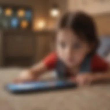 Monitoring Screen Time Effectively Parent monitoring screen time usage with an iPhone app