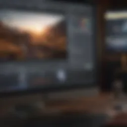 Screen recording software interface on Mac