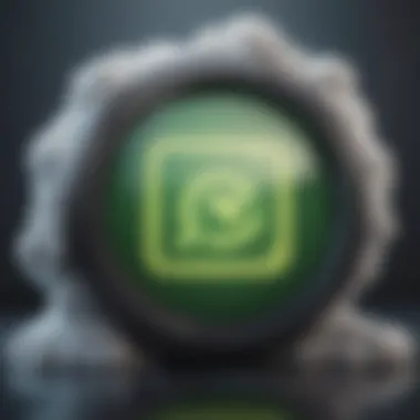 Illustration showing cloud storage symbolizing WhatsApp backup