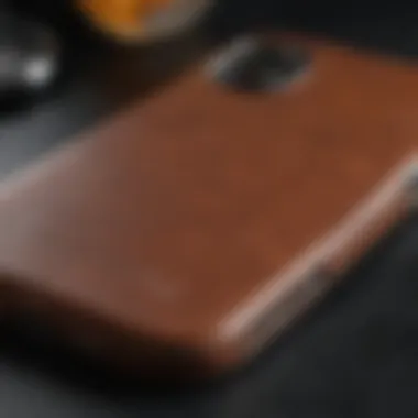 Sleek Leather iPhone 11 Case