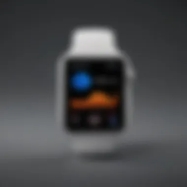 Visual representation of sleep data on Apple Watch SE