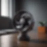 Sleek Design of Small Dyson Fan in Modern Setting