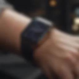 The Apple Watch interface highlighting the Find My app