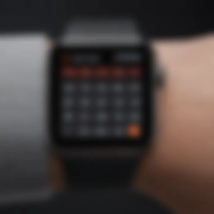 Performance metrics of the Calculator app on Apple Watch