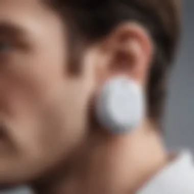 Future concepts of wireless headphone technology inspired by over the head AirPods.