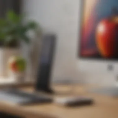 A close-up of Apple products designed for seamless remote work experiences.